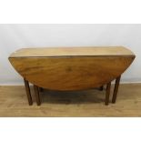 19th century walnut Wakes table