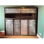 Chinese cupboard wth sliding doors