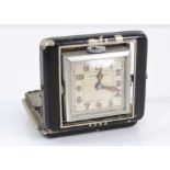 Art Deco Record Watch Co. travel clock/pocket watch