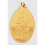 Suisse 20g fine gold pendant