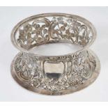 Victorian Irish silver dish ring