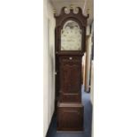 Early 19th century 8 day long case clock by G. Burton Uttoxeter