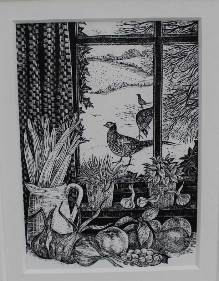 Yvonne Skargon (b.1931) three signed limited edition woodcuts and one unsigned - Bild 9 aus 12