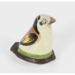 A South Staffordshire enamel bird shaped bonbonnière, circa 1780