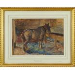 *Sir Alfred Munnings watercolour - "The Willing Slave", signed and dated 1905, in glazed gilt frame