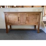 Arts and Crafts oak sideboard
