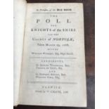 Norfolk. The Poll for Knights of the Shire for the County of Norfolk, Taken March 23, 1768, Before W