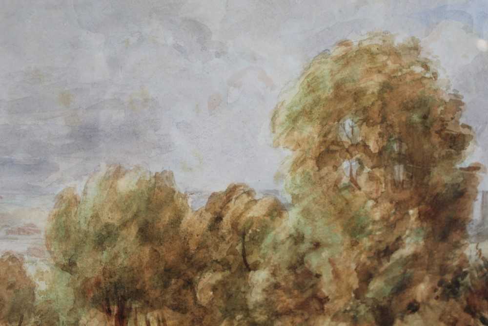 Thomas Churchyard watercolour (after Constable) Fen Lane - Bild 9 aus 14