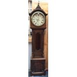 Early 19th century Scottish mahogany longcase clock