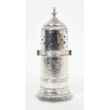 Extremely rare William III silver lighthouse caster, by William Clare of Warminster