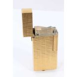 Dunhill gold plated lighter B490