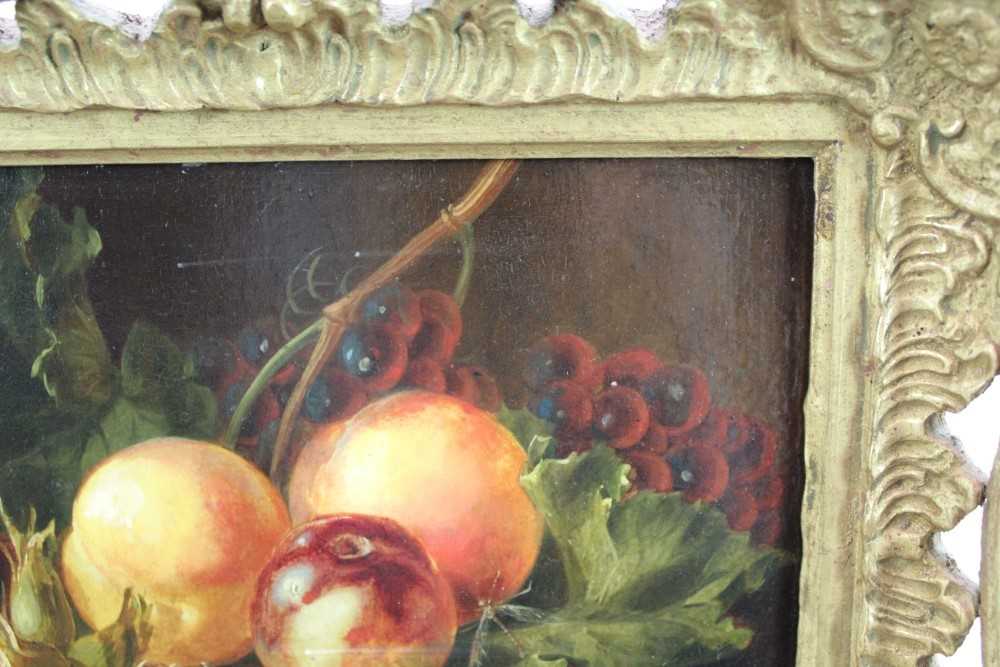 Henry George Todd (1846-1898) oil on panel - still life of fruit and hops, apparently unsigned, 16.5 - Bild 5 aus 7