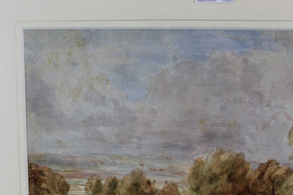 Thomas Churchyard watercolour (after Constable) Fen Lane - Bild 5 aus 14