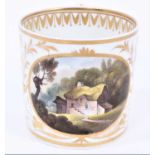 A Derby coffee can, circa 1815-20. Provenance; Seage Collection