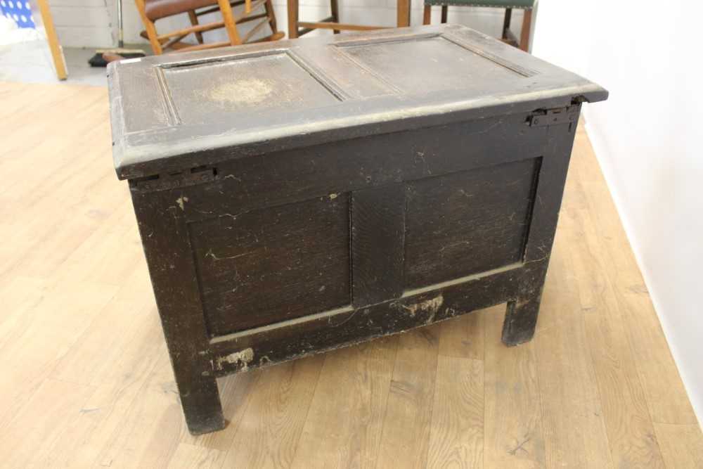 Early 18th century small oak coffer - Bild 7 aus 7