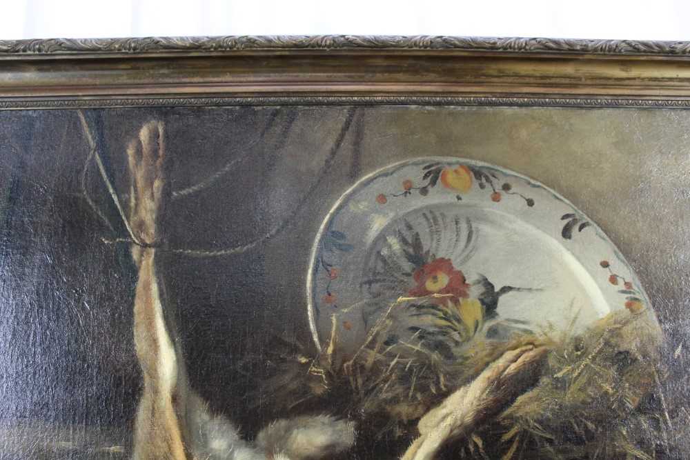 Eugene Henri Cauchois (1850-1911) oil on canvas - Still Life Dead Birds and Game, signed, 71cm x 91c - Bild 10 aus 24