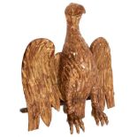 17th/18th century carved wood and gilt eagle lecturn