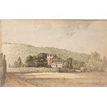 Album of 19th century pencil and wash drawings, Norfolk churches and other views