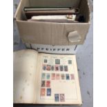 Six stamp albums