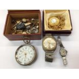 Liga Chronograph pocket watch, other watches, cufflinks etc
