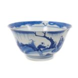 Chinese Kangxi blue and white bowl