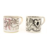 The Coronation of HM Queen Elizabeth II 1953, Richard Guyatt designed Wedgwood commemorative mug and