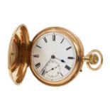 Victorian gentleman’s 18ct gold full hunter pocket watch