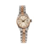 Lady's Rolex Oyster Perpetual Date gold and stainless steel wristwatch