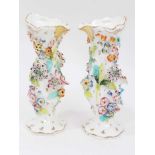 Pair Coalbrookdale vases