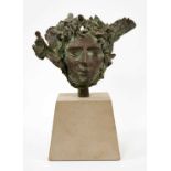 *Tim Fargher (b. 1952) bronzes ‘Masque of Night: Mystery'