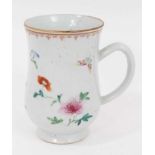 18th century Chinese famille rose porcelain mug