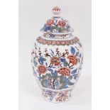19th century Delft vase with Chinese decoration