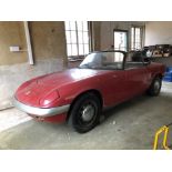 1967 Lotus Elan Drophead Coupe, 1588cc petrol, chassis number 45/6836, finished in red, reg. no. UUR