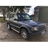 2004 Land Rover Discovery SW 2.5 TD5 Pursuit, diesel, manual, 5 seater, finished in blue with a clot