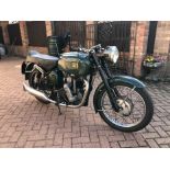 1955 Velocette KSS MKII 350cc motorcycle, reg. no. TUR 52, engine no. KSS 10445.