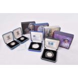 G.B. - Royal Mint silver proof coinage to include £5's Queen Elizabeth The Queen Mother 2000, Victor