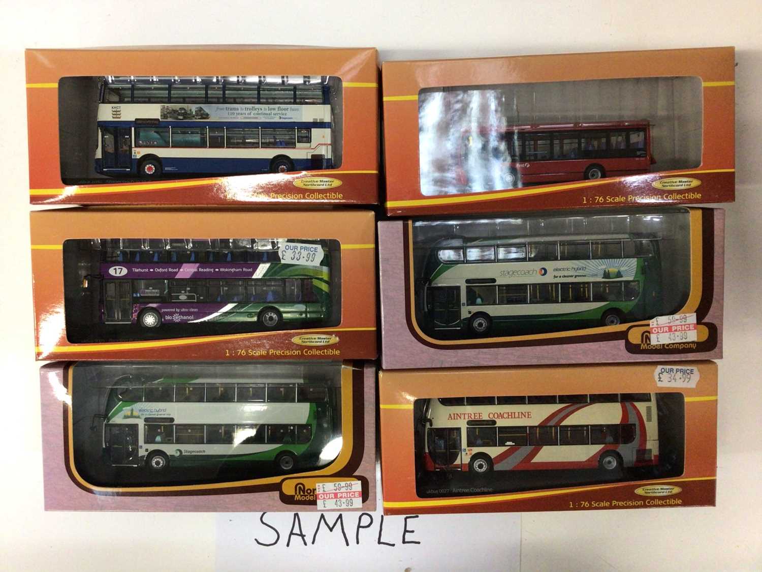 Creative Master Northcord Ltd selection of boxed 1:76 buses (19)