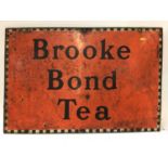 Vintage Brooke Bond Tea enamel sign, 76cm x 51cm