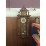 Edwardian hanging wall clock