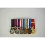 Second World War and later Canadian medal group comprising Canadian Volunteer Service medal, War med