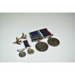 Elizabeth II RAF medal pair comprising General Service medal (post 1962 type) with two clasps South