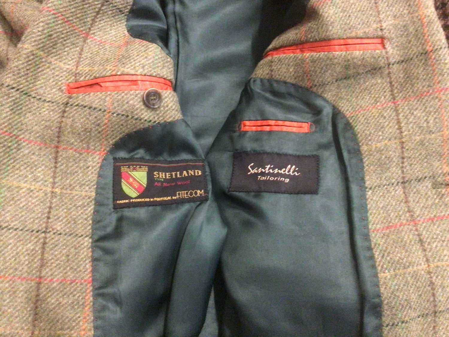 Gentlemen's wool tweed jackets makes include The Highlands, Santinelli Shetland, Andre Balzac Tweedl - Image 3 of 6