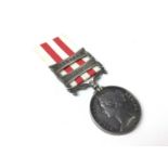 Victorian Indian Mutiny medal with two clasps- Lucknow and Relief of Lucknow named to Lieut. H. F. H