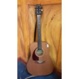 Simon & Patrick Luthier left-handed six string acoustic guitar in cedar case