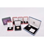 G.B. - Royal Mint silver proof Piedfort coins to include £5 Queen Mother Centenary 2002, £2 Rugby Wo