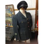 1950's RAF jacket and trousers together with cap dated 1952.