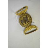 Victorian Indian Army Bengal Staff Corps Officer's belt buckle.