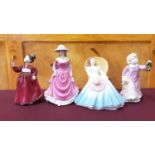 Collection of 16 Royal Doulton figures including Annabel HN4803, Granny's Heritage HN4811, The Orang