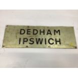Vintage sign- Dedham, Ipswich