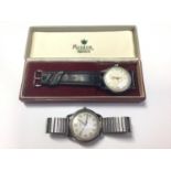 Roldor Automatic wristwatch with black leather strap in original case, together with J. W. Benson st
